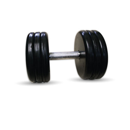 Гантель черная "Классик" 33 кг MB Barbell MB-FdbEM-B33