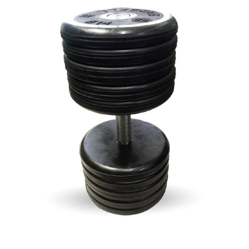 Гантель черная "Классик" 55 кг MB Barbell MB-FdbEM-BN55
