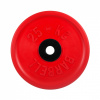 Диск обрезиненный, красный, евро-классик MB Barbell MB-PltCE-25