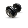 Гантель неразборная черная "Профи" 23.5 кг MB Barbell MB-FdbM-B23,5